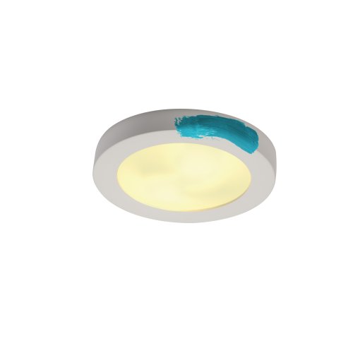 SLV GL 105 E27, rond, wit, gips, max. 2x25W - Slv 148001 6 rgb - 20028887