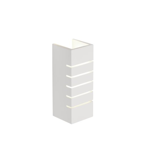 SLV GL 100 SLOT, vierkant , wit, gips, E14, max. 40W - Slv 148010 2 rgb - 20028891