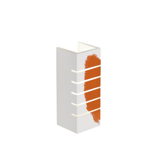 SLV GL 100 SLOT, vierkant , wit, gips, E14, max. 40W - Slv 148010 4 rgb - 20028891
