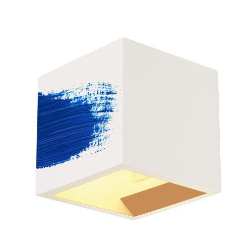 SLV PLASTRA CUBE wandarmatuur, vierkant, wit, gips, G9, max. 42W - Slv 148018 4 rgb - 20028895