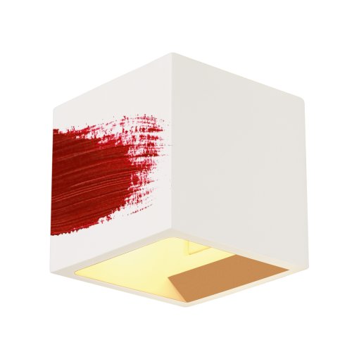 SLV PLASTRA CUBE wandarmatuur, vierkant, wit, gips, G9, max. 42W - Slv 148018 6 rgb - 20028895