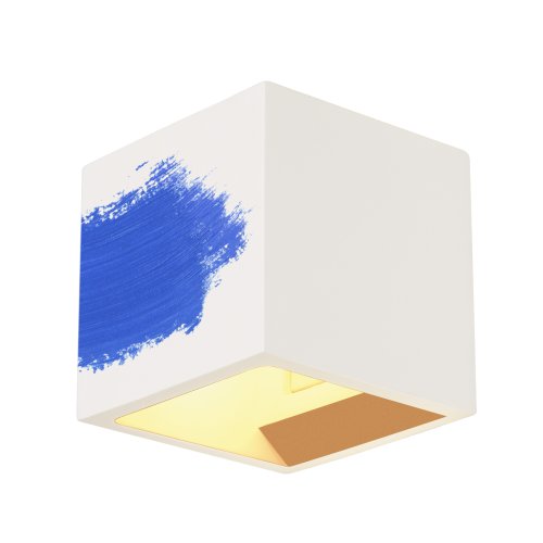 SLV PLASTRA CUBE wandarmatuur, vierkant, wit, gips, G9, max. 42W - Slv 148018 9 rgb - 20028895
