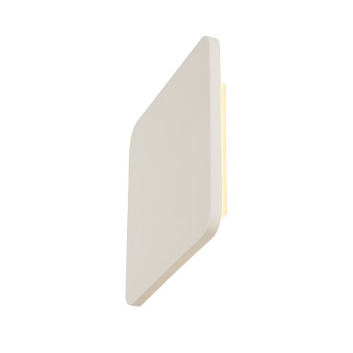 SLV PLASTRA SQUARE wandarmatuur, vierkant, wit, gips, 48 LED, 3000K - Slv 148019 1 h rgb - 20028896