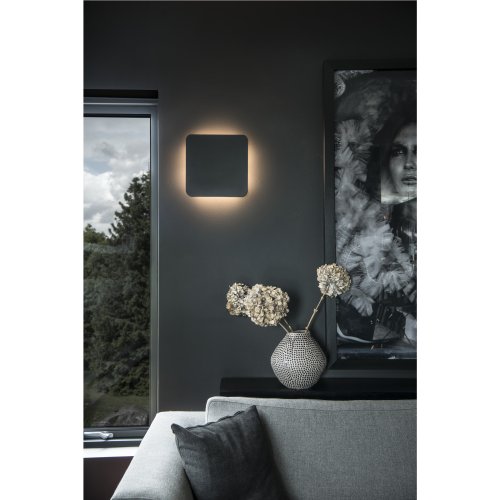 SLV PLASTRA SQUARE wandarmatuur, vierkant, wit, gips, 48 LED, 3000K - Slv 148019 a4 h rgb - 20028896