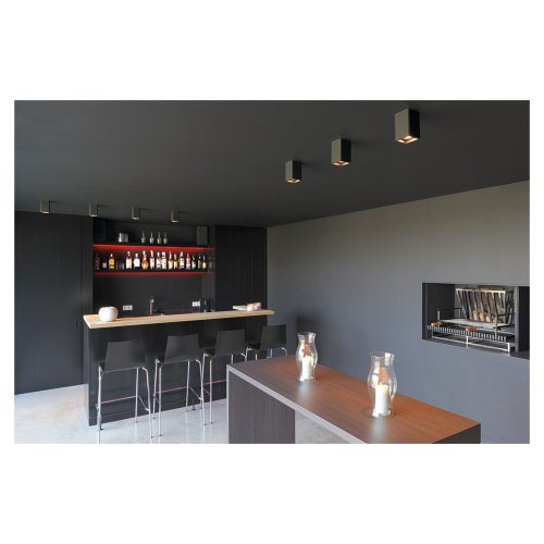 SLV PLASTRA BOX 1 plafondarmatuur , square, wit, gips, GU10, max. 35W - Slv 148051 a1 h rgb - 20028897