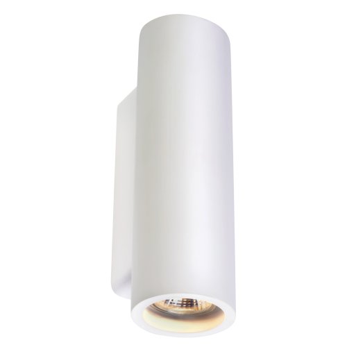 SLV Plastra, Wandarmatuur Tube, Gips, rond, 2xGU10 - Slv 148060 1 h rgb - 20028898