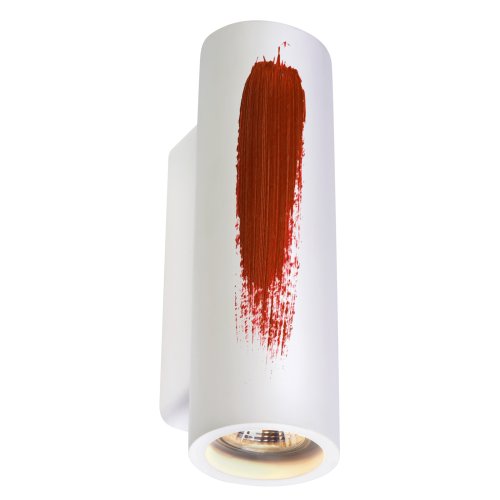 SLV Plastra, Wandarmatuur Tube, Gips, rond, 2xGU10 - Slv 148060 5 rgb - 20028898