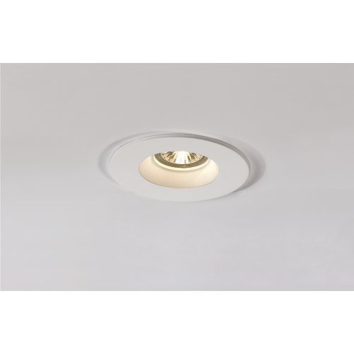 SLV PLASTRA Downlight, GU10, rond, wit gips - Slv 148070 1 h rgb - 20028899