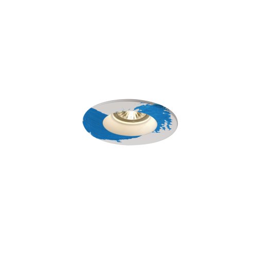 SLV PLASTRA Downlight, GU10, rond, wit gips - Slv 148070 6 rgb - 20028899