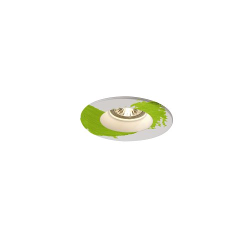 SLV PLASTRA Downlight, GU10, rond, wit gips - Slv 148070 7 rgb - 20028899