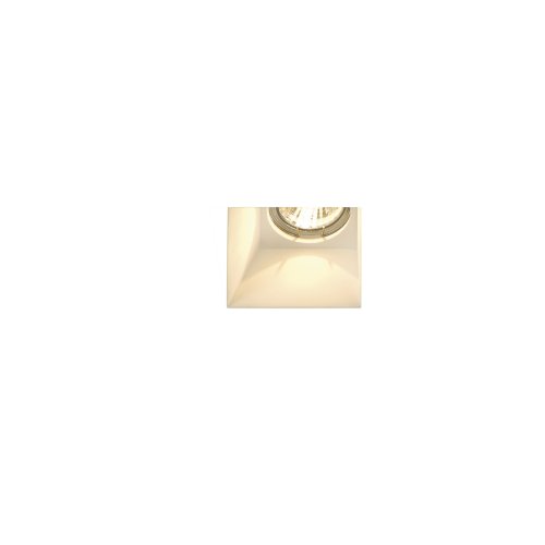 SLV PLASTRA Downlight, GU10, rechthoekig wit gips - Slv 148071 10 rgb - 20028900