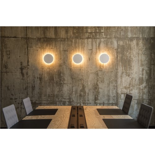 SLV PLASTRA, wandarmatuur, led, 3000K, rond, wit gips, &Oslash; 26cm - Slv 148091 a1 h rgb - 20028901