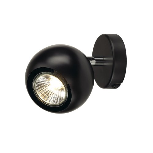 SLV LIGHT EYE 1 GU10 wand- en plafondarmatuur, zwart/chroom , GU10, max. 5 - Slv 149060 1 rgb - 20028903