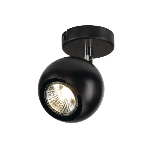 SLV LIGHT EYE 1 GU10 wand- en plafondarmatuur, zwart/chroom , GU10, max. 5 - Slv 149060 2 rgb - 20028903