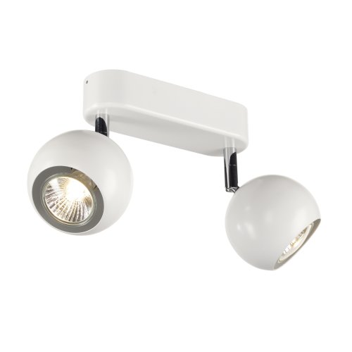 SLV LIGHT EYE 2 GU10 wand- en plafondarmatuur, wit/chroom, 2x GU10, max. 2 - Slv 149071 2 h rgb - 20028904