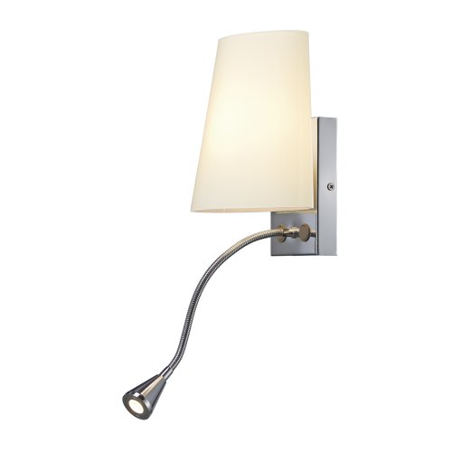 SLV COUPA FLEXLED, wandarmatuur, chroom, gesatineerd glas, 1x G9 max. 40W, - Slv 149452 1 h rgb - 20028908