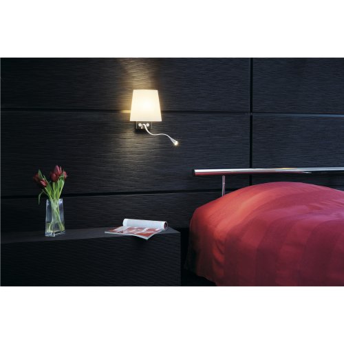 SLV COUPA FLEXLED, wandarmatuur, chroom, gesatineerd glas, 1x G9 max. 40W, - Slv 149452 a1 h rgb - 20028908