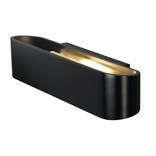 SLV OSSA 300 LED wandarmatuur, ovaal, mat zwart, R7s 118mm, max. 120W, up/ - Slv 151410 1 h rgb - 20028925