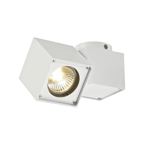 SLV ALTRA DICE SPOT 1, plafondarmatuur, vierkant, wit , GU10 , max. 50W - Slv 151521 1 h rgb - 20028933