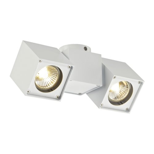 SLV ALTRA DICE SPOT 2, plafondarmatuur, wit, 2x GU10, max. 2x 50W - Slv 151531 1 h rgb - 20028934