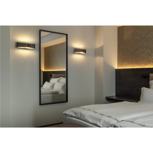 SLV BIG CARISO LED wandlamp 2, zwart/ messing 2x 9 W led, 3000 K - Slv 151740 a1 h rgb - 20028938