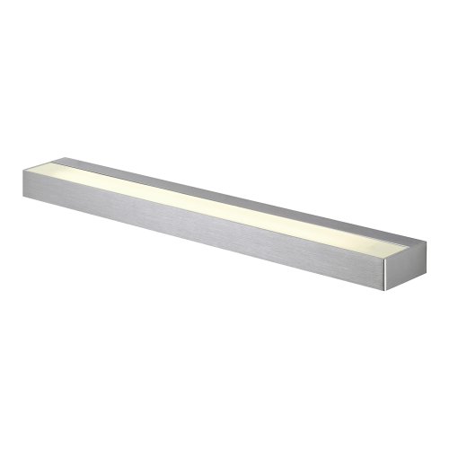 SLV SEDO 14 LED wandlamp, rechthoekig geborsteld aluminium, gesatineerd gl - Slv 151786 1 h rgb - 20028943