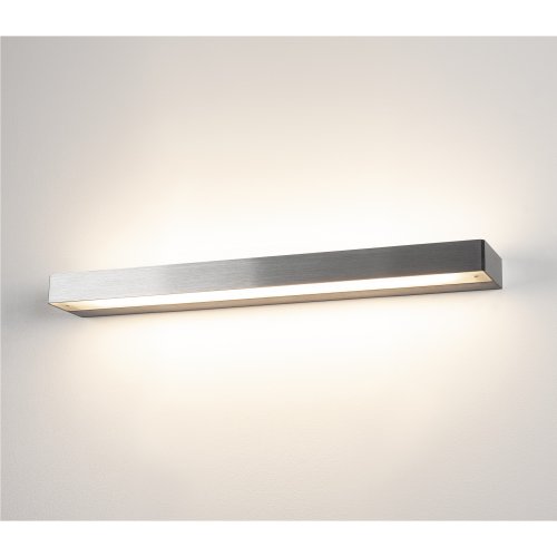 SLV SEDO 14 LED wandlamp, rechthoekig geborsteld aluminium, gesatineerd gl - Slv 151786 ma1 rgb - 20028943