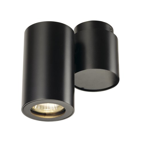 SLV ENOLA_B SPOT single, wand- en plafondarmatuur, mat zwart, GU10, max. 5 - Slv 151820 1 h rgb - 20208481
