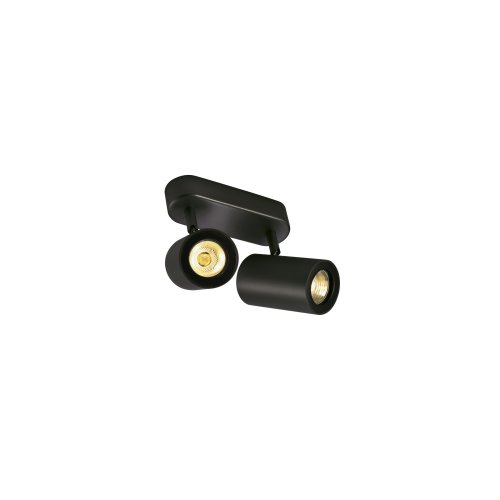 SLV Enola_B wand- en plafondarmatuur, double, mat zwart, 2xGU10, max. 50W - Slv 152020 2 rgb - 20028969