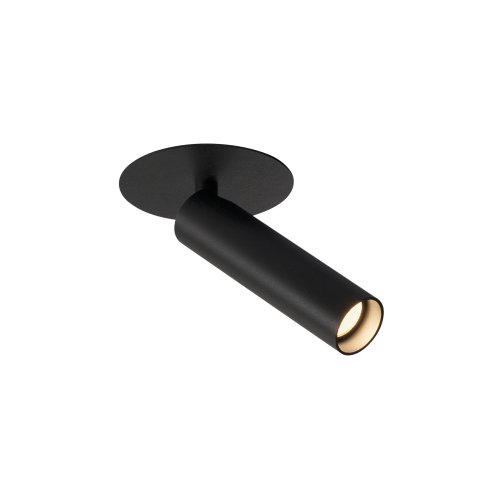 SLV KARPO 30 Single Spot, plafond- inbouwlamp, rozet vlak, zwart , 7,5 W l - Slv 152380 3 rgb - 20028987