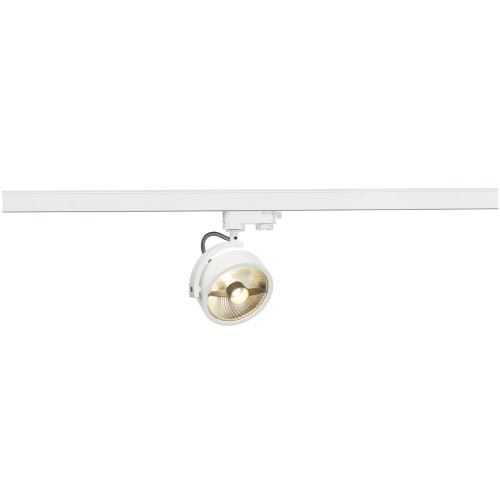 SLV KALU TRACK QPAR111 lamp head, wit, incl. incl. 3-fase adapter - Slv 152611 1 h rgb - 20028995