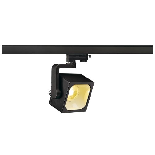 SLV EURO CUBE Spot, zwart, 60&deg;, 3000K, CRI90, incl. 3-fase adapter - Slv 152750 1 h rgb - 20028998