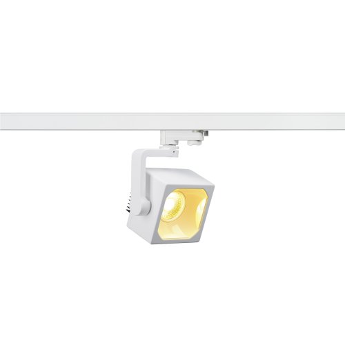 SLV EURO CUBE Spot, wit, 60&deg;, 3000K, CRI90, incl. 3-fase adapter - Slv 152751 1 h rgb - 20028999