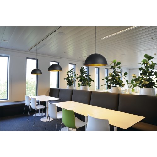 SLV FORCHINI M, pendel, 40cm, rond , zwart/goud, E27, incl. zwarte 3-fase  - Slv 153130 a1 h rgb - 20029005