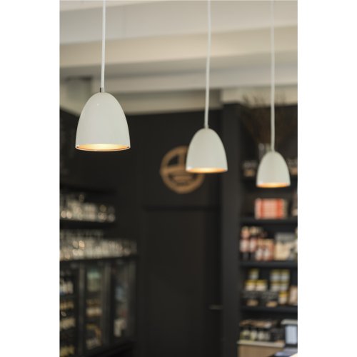 SLV PARA CONE 14 pendel, rond, wit/goud,, GU10, incl. witte 3-fase adapter - Slv 153141 a1 rgb - 20029007