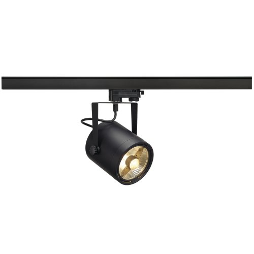 SLV EURO SPOT ES111, rond, zwart, GU10, max. 75W, incl. 3-fase adapter - Slv 153420 1 h rgb - 20029008
