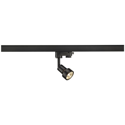 SLV PURI lampekop, zwart, GU10, max. 50W, incl. 3-Fase adapter - Slv 153560 1 h rgb - 20029010