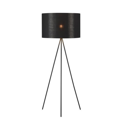 SLV FENDA E27 staande lamp, mat zwart, zonder kap - Slv 155490 156122 1 rgb - 20029025