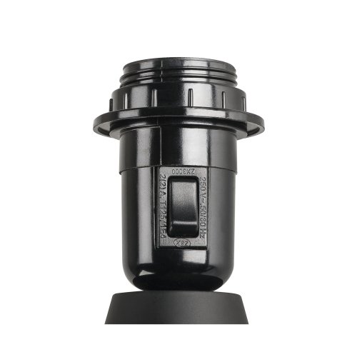 SLV FENDA E27 staande lamp, mat zwart, zonder kap - Slv 155490 d1 rgb - 20029025