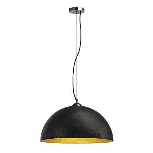 SLV FORCHINI PD-1, pendel, rond, zwart/gold, E27, max. 40W - Slv 155530 1 h rgb - 20029027