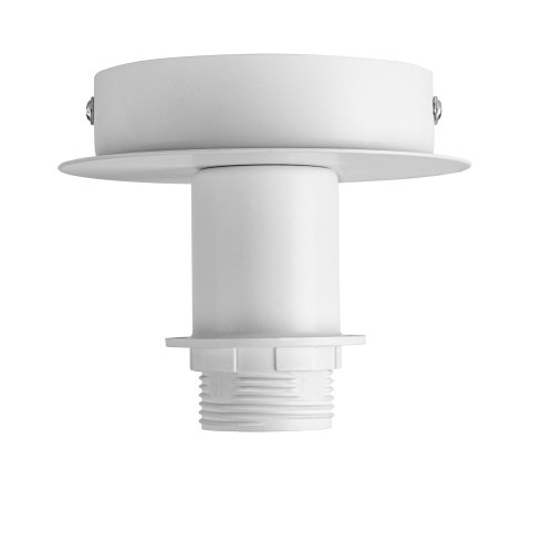 SLV FENDA E27 plafondlamp, wit, zonder kap - Slv 155551 1 h rgb - 20029030