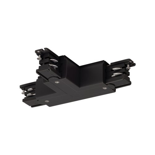 SLV T-verbinding voor S-TRACK 3-fase rail, aarde, Right-version, zwart - Slv 175140 1 h rgb - 20029086