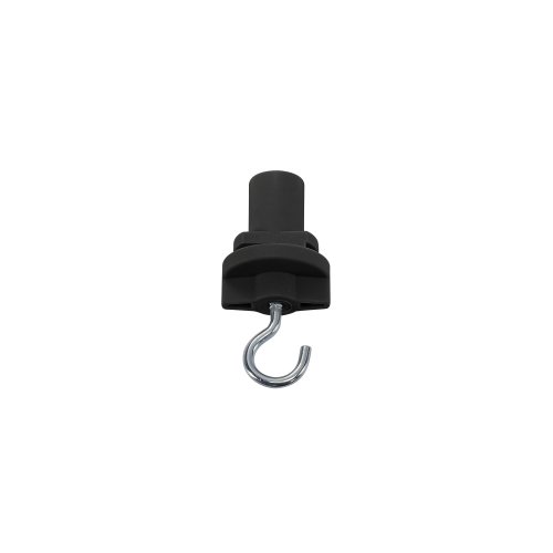 SLV 3-fase adapter met haak voor S-TRACK 3-fase rail, zwart - Slv 175190 1 h rgb - 20029094