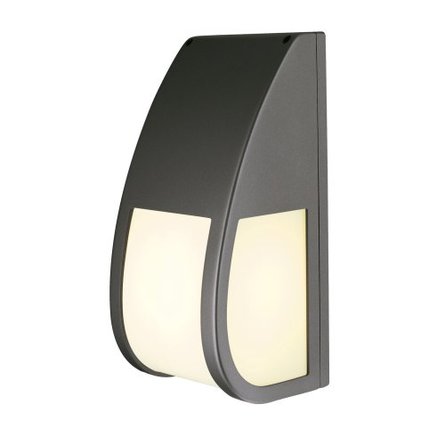 SLV KERAS ELT, wandarmatuur, antraciet, E27 Energy Saver, max. 25W, IP54 - Slv 227176 2 h rgb - 20029153