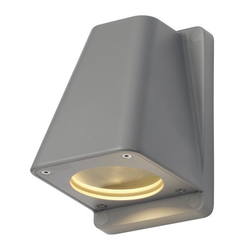 SLV WALLYX GU10, wandarmatuur, zilvergrijs, max. 50W, IP44 - Slv 227194 1 h rgb - 20029154