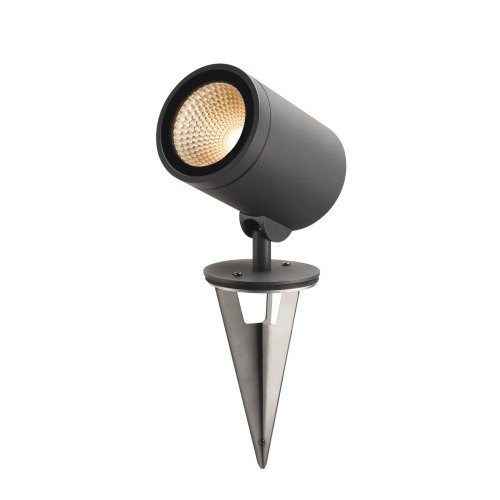 SLV helia led spot l antraciet 1xled 3000k dimbaar - Slv 228555 1 rgb - 8824003