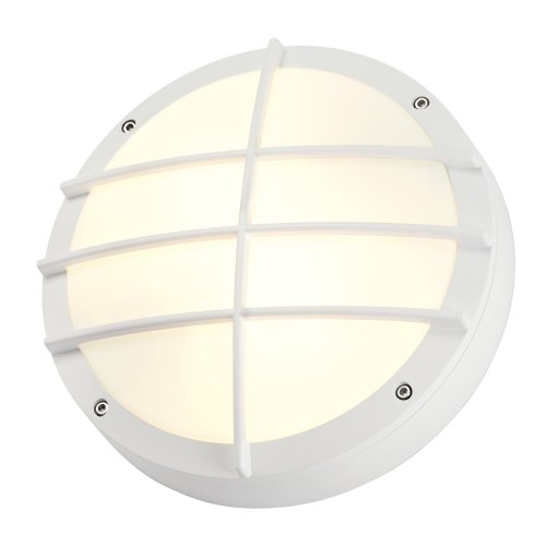 SLV BULAN GRID, wandarmatuur, rond , wit, E27, max. 2x 25W PC cover - Slv 229081 1 h rgb - 20029208