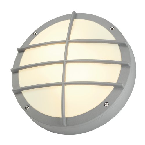 SLV BULAN GRID, wandarmatuur, rond , zilvergrijs, E27, max. 2x 25W, PC cov - Slv 229084 1 h rgb - 20029209