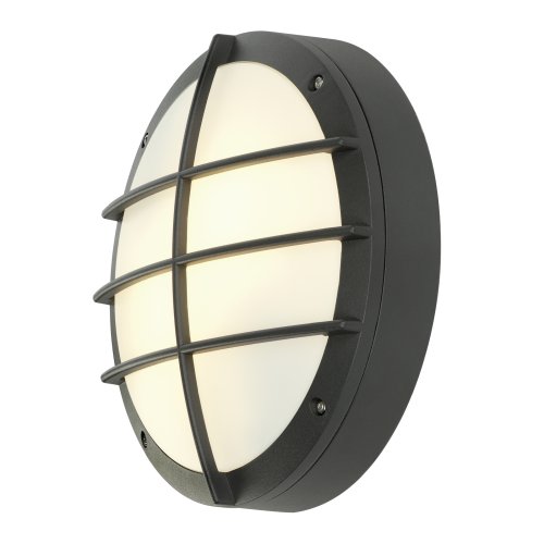 SLV Bulan Grid buiten armatuur antraciet 2xe27 229085 - Slv 229085 2 rgb - 8824024