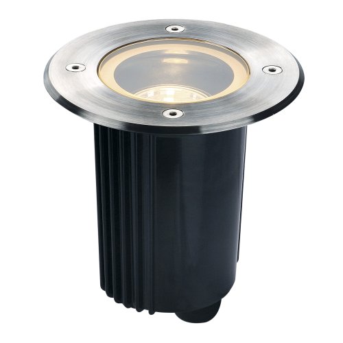 SLV DASAR 115 GU10 Vloerinbouwlamp, rond, RVS 316, max. 35 W, IP67 - Slv 229320 1 h rgb - 20029222